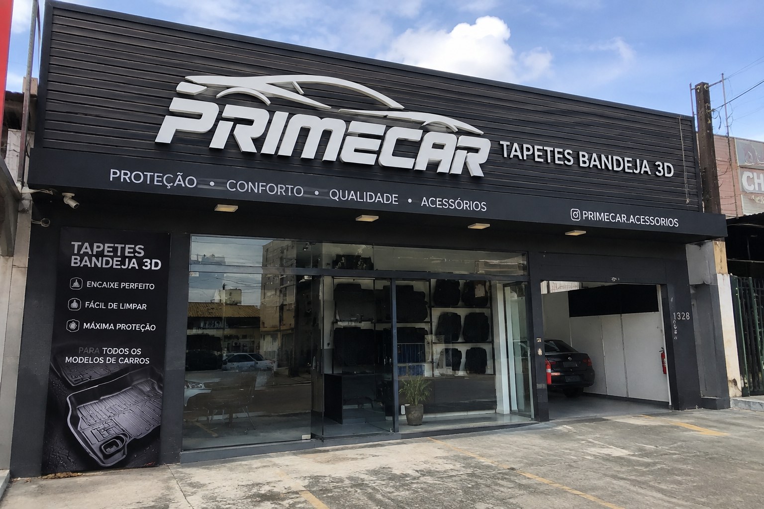 Fachada de la tienda PrimeCar